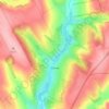 Okny topographic map, elevation, terrain