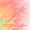 Slickhorn Canyon topographic map, elevation, terrain