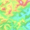 Serra do Taquaruçu topographic map, elevation, terrain