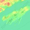 Amherst Island topographic map, elevation, terrain