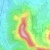 Teck topographic map, elevation, terrain