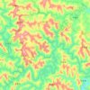 西河 topographic map, elevation, terrain