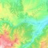 Kyondelen topographic map, elevation, terrain