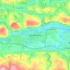 Ballincollig topographic map, elevation, relief