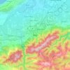 Blida topographic map, relief map, elevations map