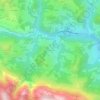 Inguanzo topographic map, elevation, relief