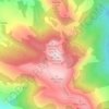 Pico de las Nieves topographic map, elevation, relief