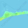 Grand Bahama topographic map, elevation, relief
