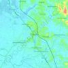 Thiruvalla topographic map, relief map, elevations map