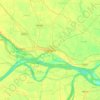 Chhapra topographic map, relief map, elevations map