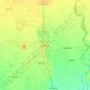 Panipat topographic map, relief map, elevations map