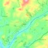 Ferns topographic map, relief map, elevations map