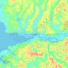 Aberdeen topographic map, elevation, relief