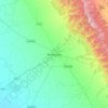 Hoshiarpur topographic map, relief map, elevations map