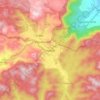 Kumily topographic map, relief map, elevations map