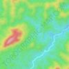 白云山 topographic map, elevation, relief