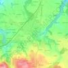 Le Golven topographic map, relief map, elevations map