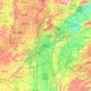 南明区 topographic map, elevation, relief