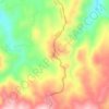 Trancos topographic map, elevation, relief