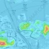 氹仔西北 Zona de Noroeste da Taipa topographic map, elevation, relief