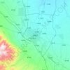 Wuwei topographic map, elevation, relief
