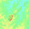 Tapos topographic map, elevation, relief