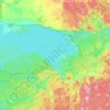 Lonely Island topographic map, relief map, elevations map