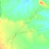 Cerro Gordo topographic map, elevation, relief