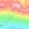 Appennini topographic map, elevation, relief
