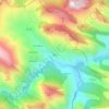 Cazo topographic map, elevation, relief