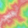 Chréa topographic map, relief map, elevations map