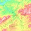 Constantine topographic map, relief map, elevations map