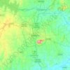 Mysuru topographic map, relief map, elevations map
