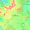 Chikkamagaluru topographic map, relief map, elevations map