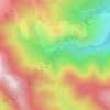Quinto Real topographic map, elevation, relief