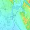 Nangal topographic map, relief map, elevations map