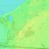 Woodland topographic map, relief map, elevations map