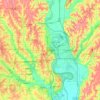 Omaha topographic map, elevation, relief