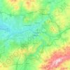 Ankara topographic map, elevation, relief
