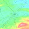 Ardee topographic map, elevation, relief