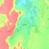 Ouargla topographic map, relief map, elevations map