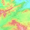 Batna topographic map, relief map, elevations map