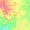 Hubballi topographic map, relief map, elevations map