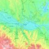 兰州市 topographic map, elevation, relief