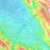 San Jose topographic map, elevation, relief