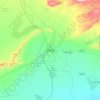 Biskra topographic map, relief map, elevations map