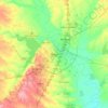 Waco topographic map, elevation, relief