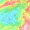 Mang topographic map, elevation, relief