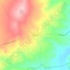 Medetsiz topographic map, elevation, relief
