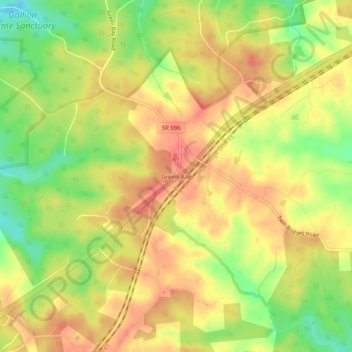 Green Bay Topographic Map Green Bay Topographic Map, Elevation, Relief